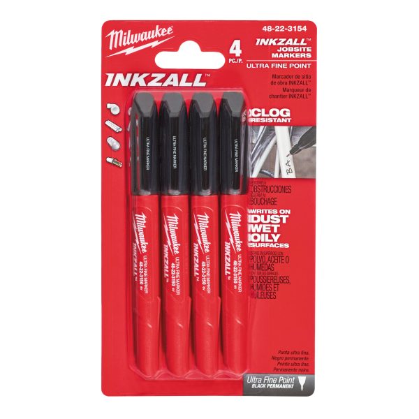 INKZALL Feine Marker — schwarz