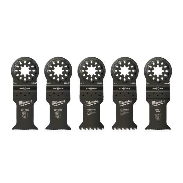 Multitool Zubehörset Holz — 5-teilig