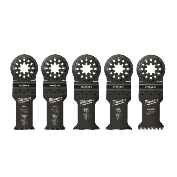 Multitool Zubehörset Holz & Metall — 5-teilig