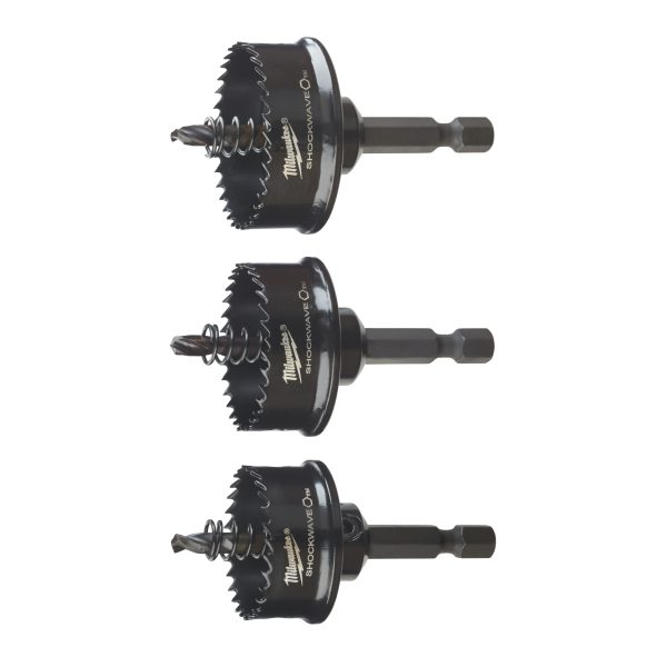SHOCKWAVE Lochsägen-Set 3-teilig — 22 / 29/ 35 mm