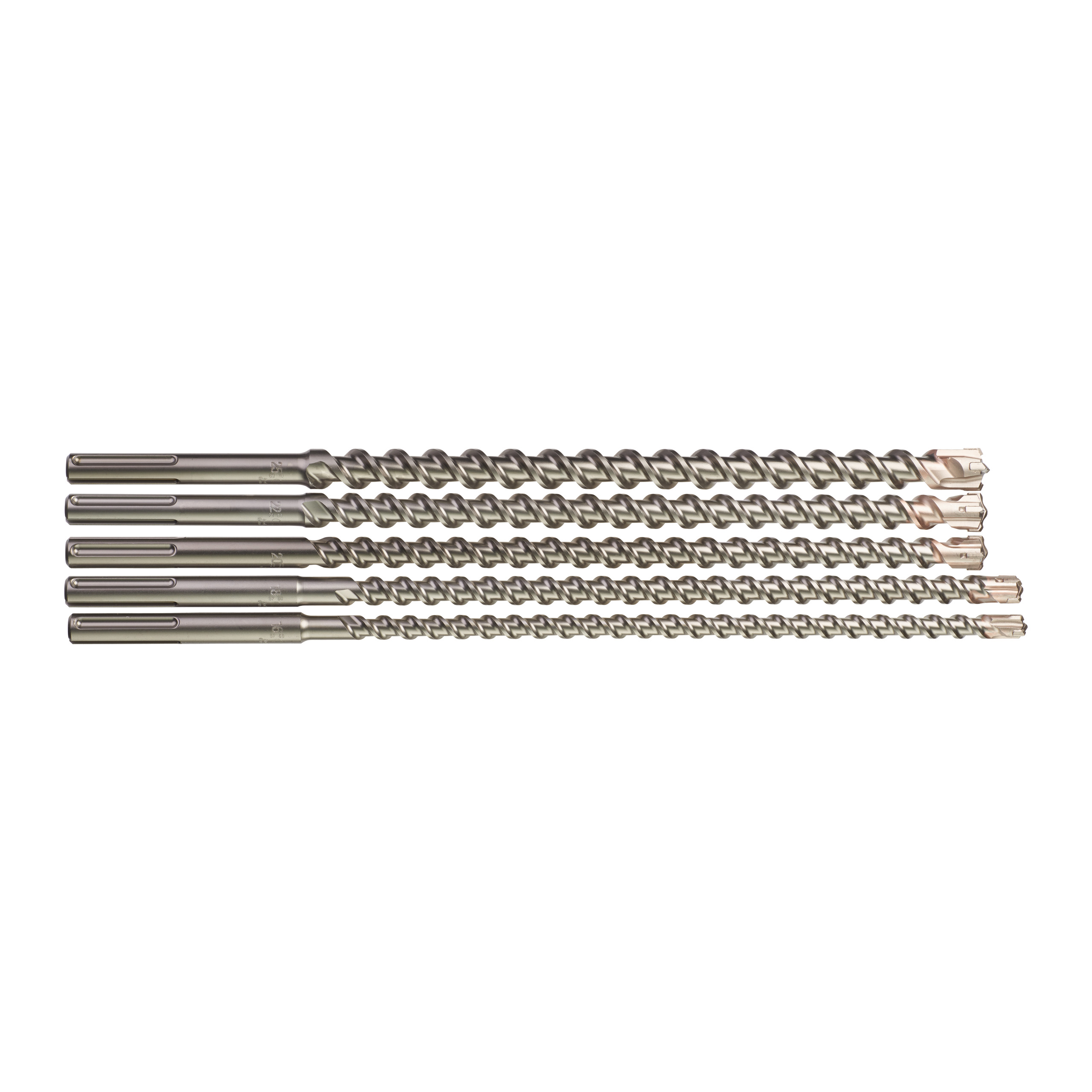Hammerbohrer MX4 SDS-Max Set 5-teilig — 16/18 x 540 mm, 20/22/25 x 520 mm