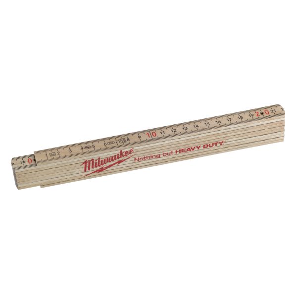 Gliedermaßstab Holz Slim — 2 m Natur