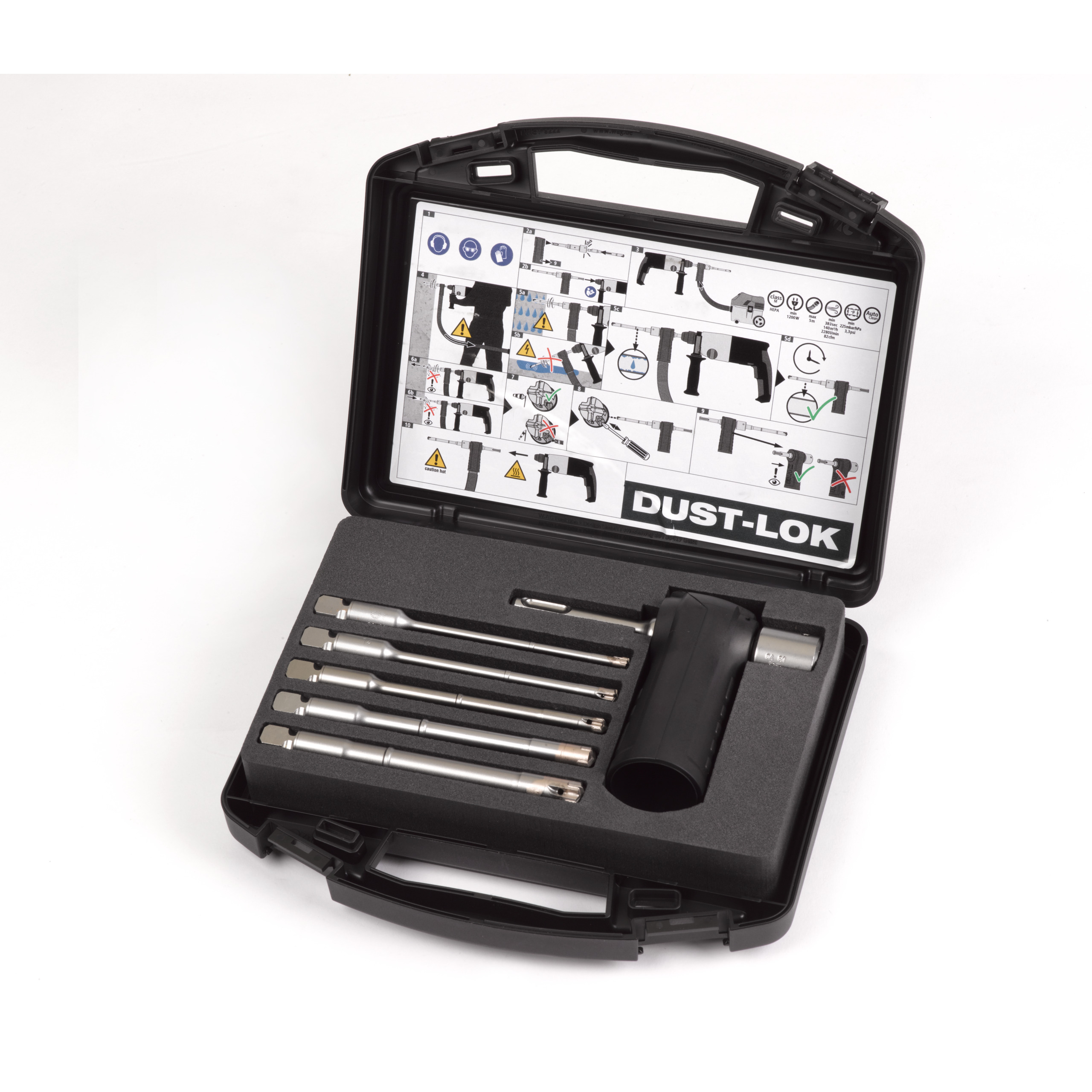 SDS-Plus Dust-Lok™ Absaugbohrer - 4-Schneiden - Variosystem