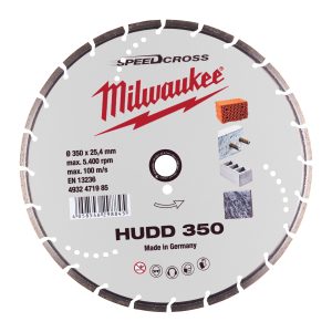 Speedcross Diamanttrennscheibe HUDD 350 mm — für harte Materialien
