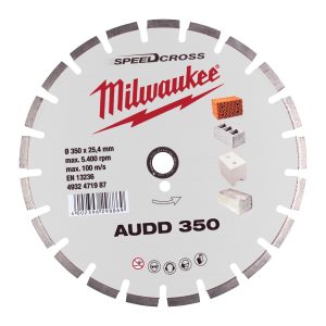 Speedcross Diamanttrennscheibe AUDD 350 mm — für abrasive Materialien