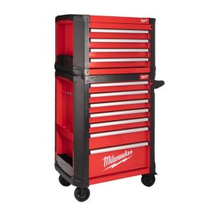 Werkstattwagen 78 cm / 30" mit mit Aufsatz 7 Schubladen und bestückt