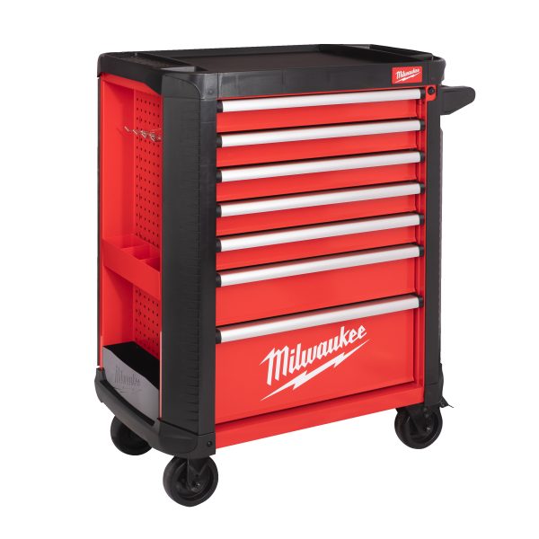 TOOLGUARD Werkstattwagen 78 cm / 30" rot — mit 7 Schubladen