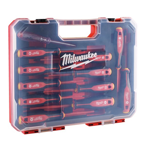 Tri-Lobe Schrauberdreher, VDE geprüft — 12-teiliges Set PH/PZ/SL/T/Spannungsprüfer