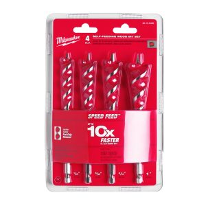 SPEED FEED Holzbohrer Set 4-teilig — 13/16/20/25 mm