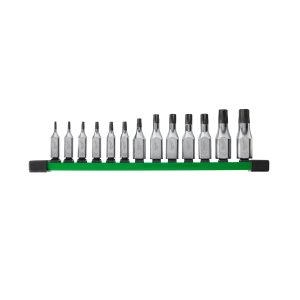 TX  Bit-Steckschlüsseleinsatz 1/4" und 3/8" Set — 13-teilig