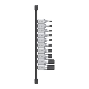 Innensechskant Bit-Steckschlüsseleinsatz 1/2" Set — 10-teilig