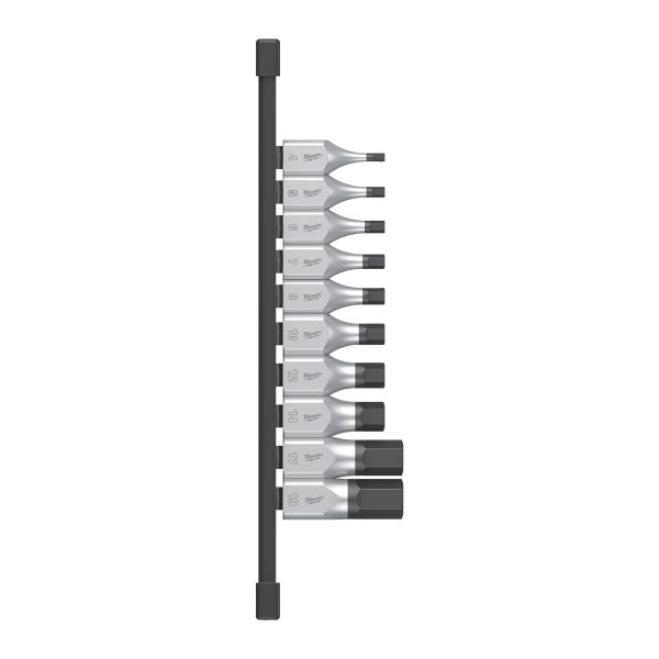 Innensechskant Bit-Steckschlüsseleinsatz 1/2" Set — 10-teilig