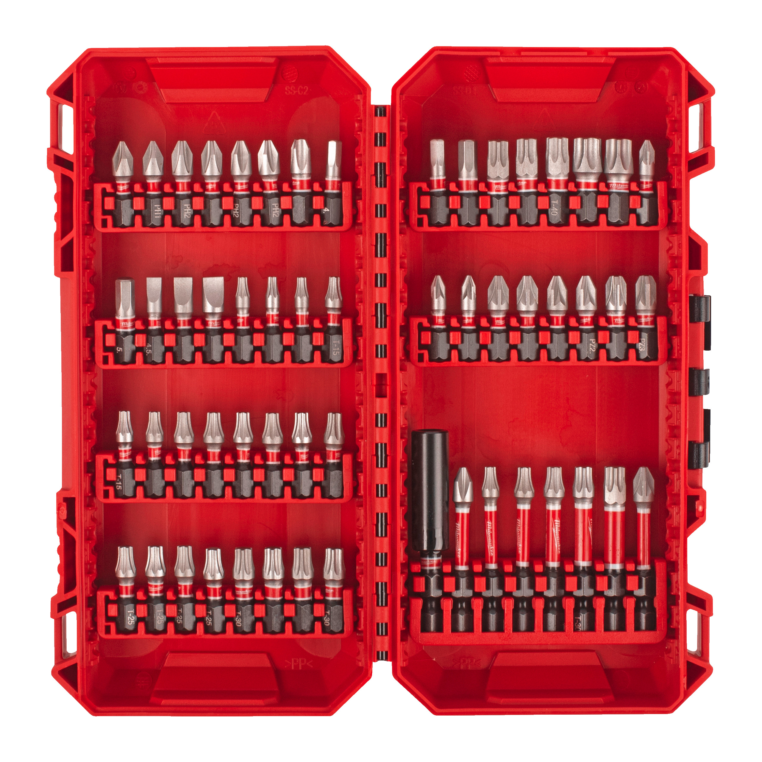 SHOCKWAVE Set Schrauben — 56-tlg. Set in PACKOUT kompatibler Kassette