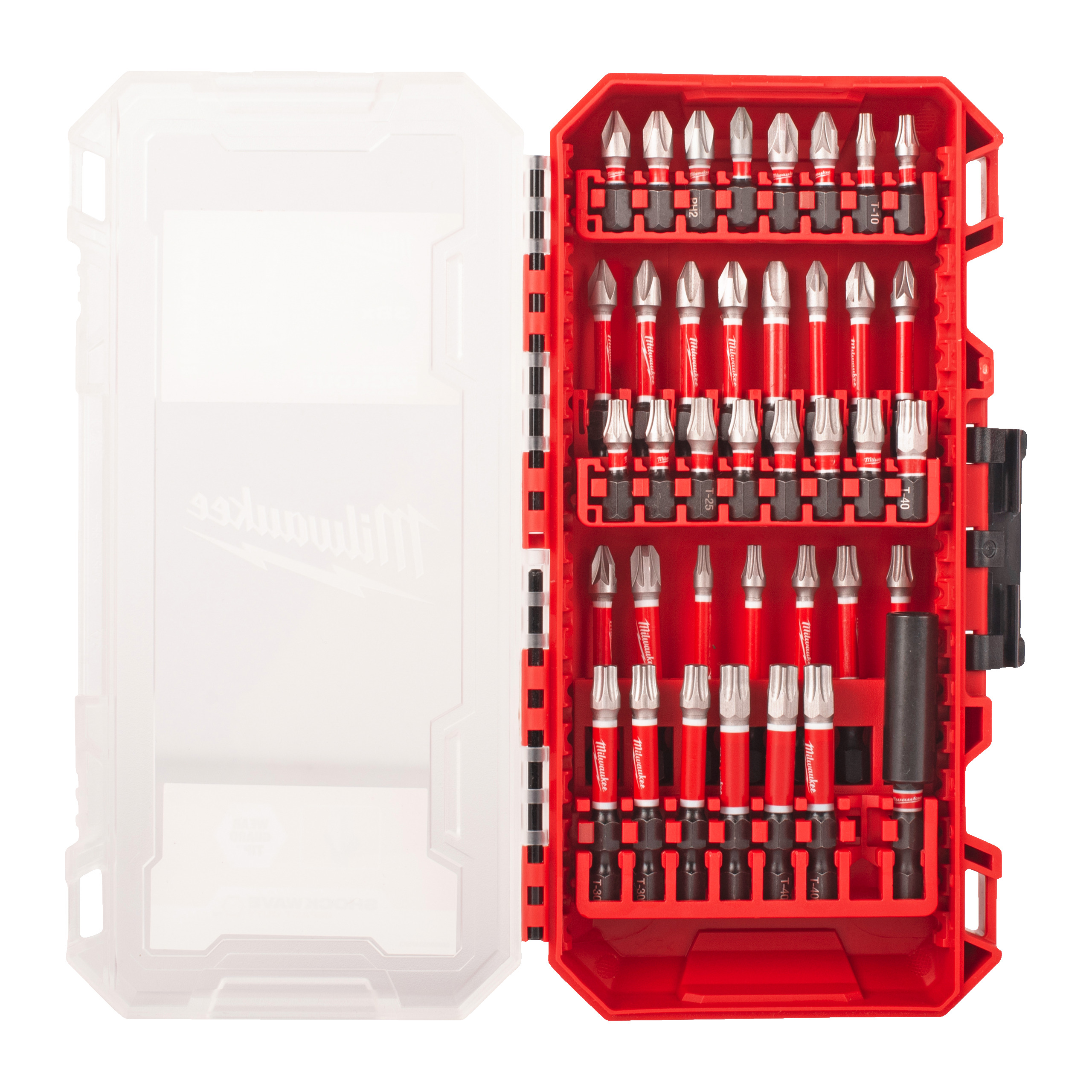 SHOCKWAVE Set Schrauben — 38-tlg. Set in PACKOUT kompatibler Kassette