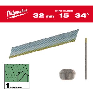 Stift-Nägel D-Kopf 15 Gauge für M18CN15GA & M18FN15GA