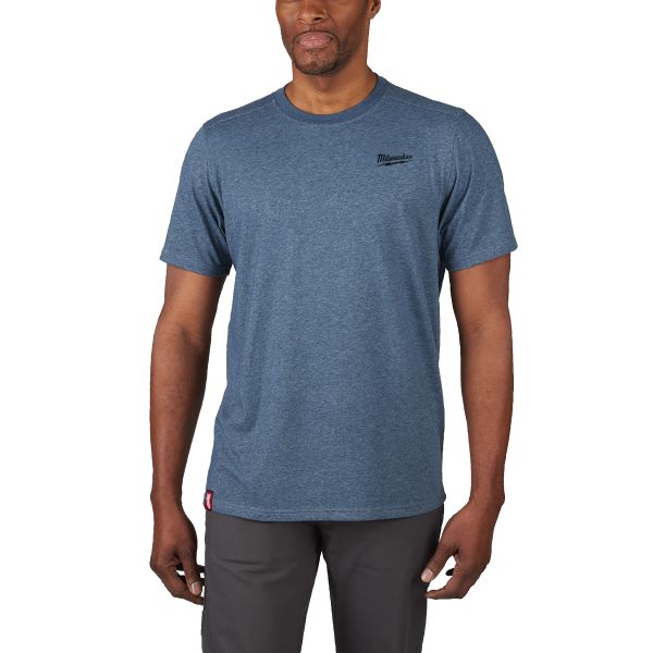 HTSSBLU-S — Hybrid-T-Shirt blau