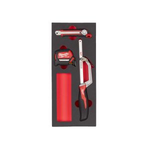 Messen und Schneiden Einlage — 3-teilige Einlage für Werkstattwagen 78 cm
