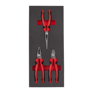 Zangen Einlage — 3-teilige Einlage für Werkstattwagen 78 cm