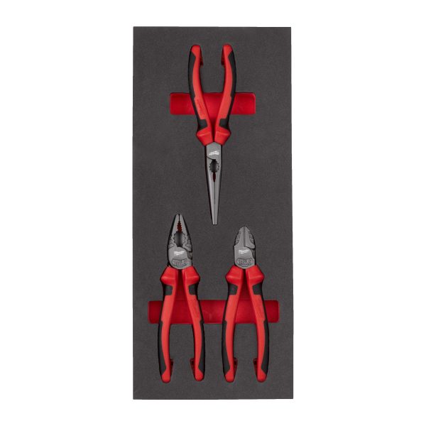 Zangen Einlage — 3-teilige Einlage für Werkstattwagen 78 cm