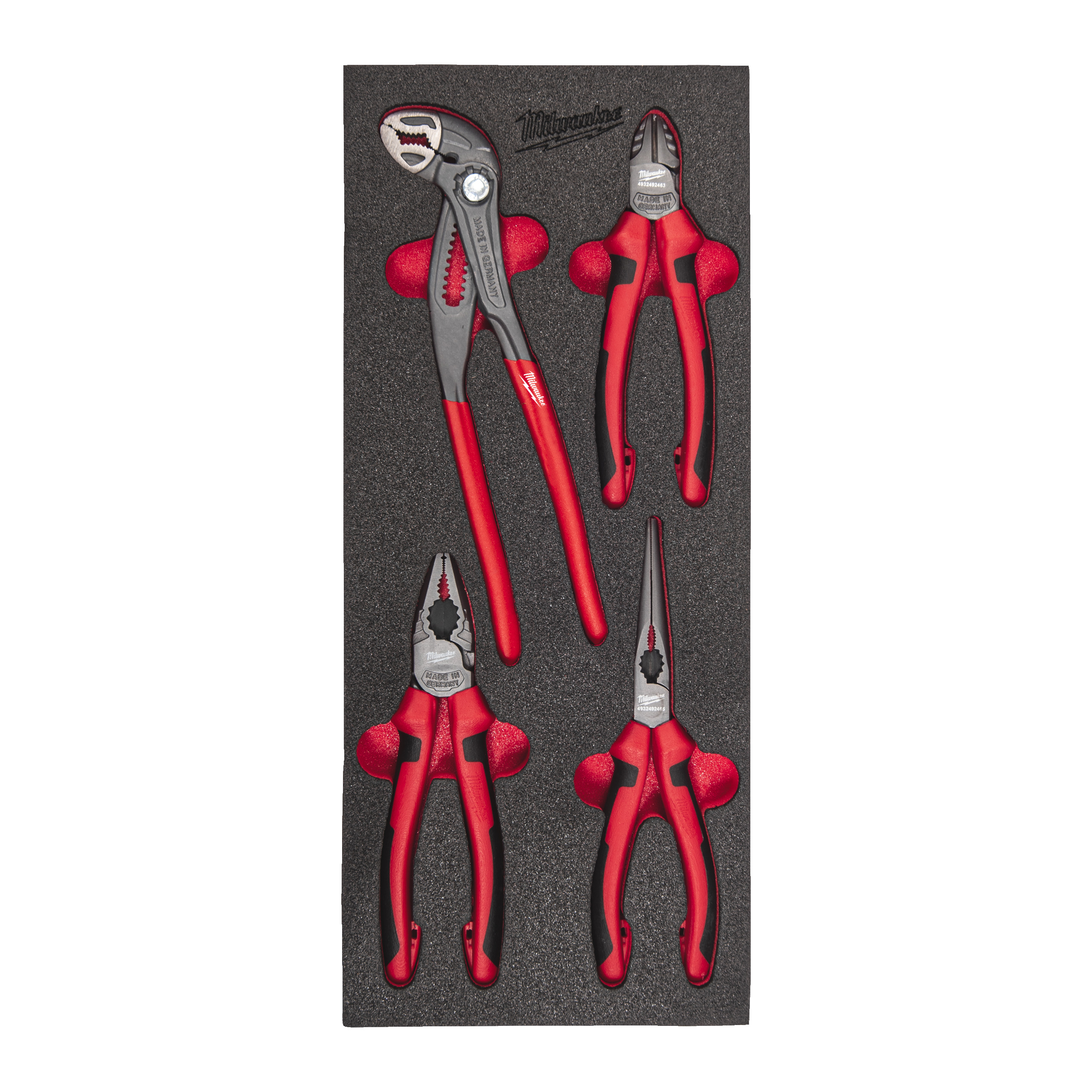 Zangen Einlage — 4-teilige Einlage für Werkstattwagen 78 cm