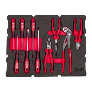 Zangen und Schraubendreher Einlage — 10-teilige Einlage für PACKOUT Koffer mit Schubladen