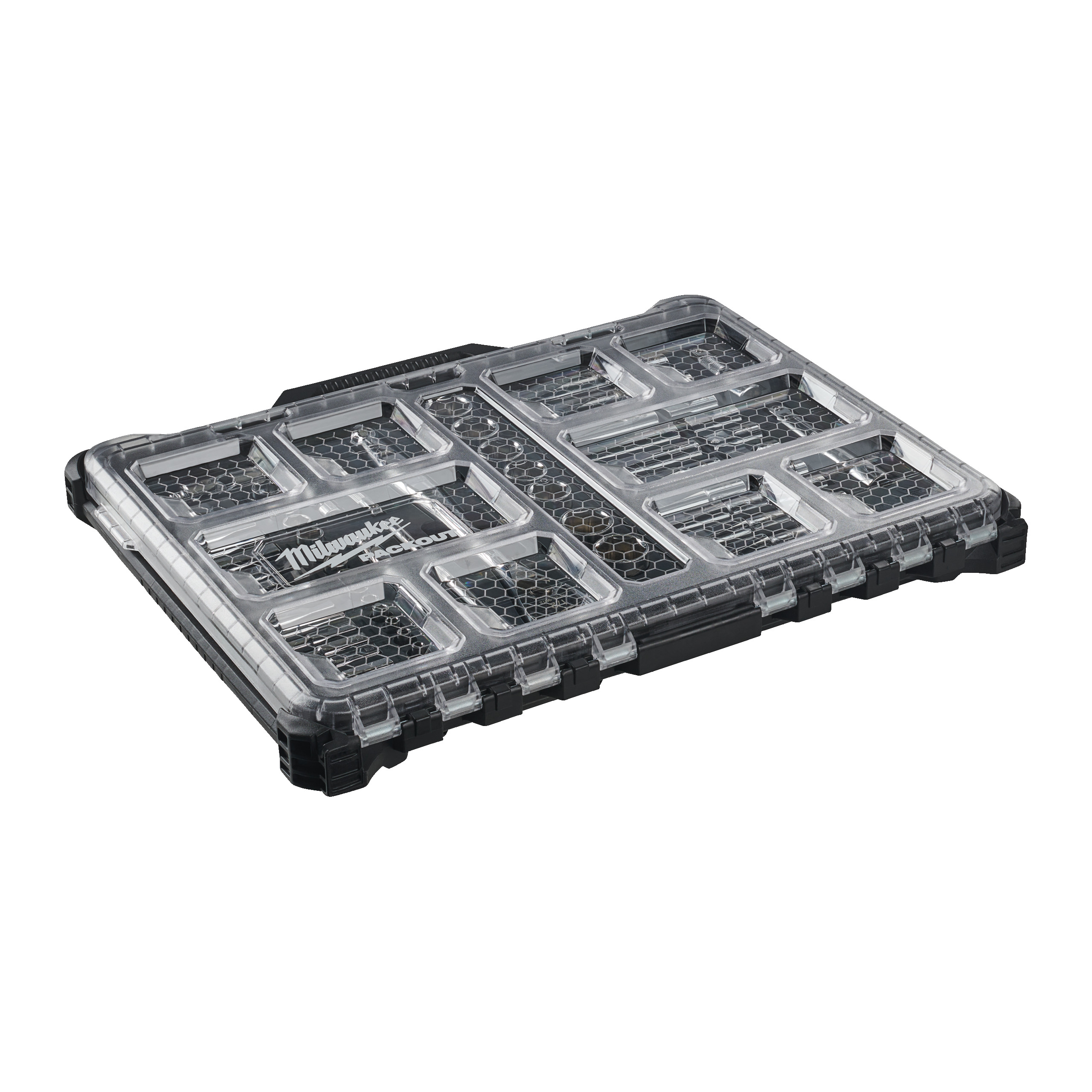 Ratschen- und Steckschlüsseleinsatz Set 1/4" und 1/2" metrisch und imperial — 63-teilig im PACKOUT Organiser Compact – Bild 2