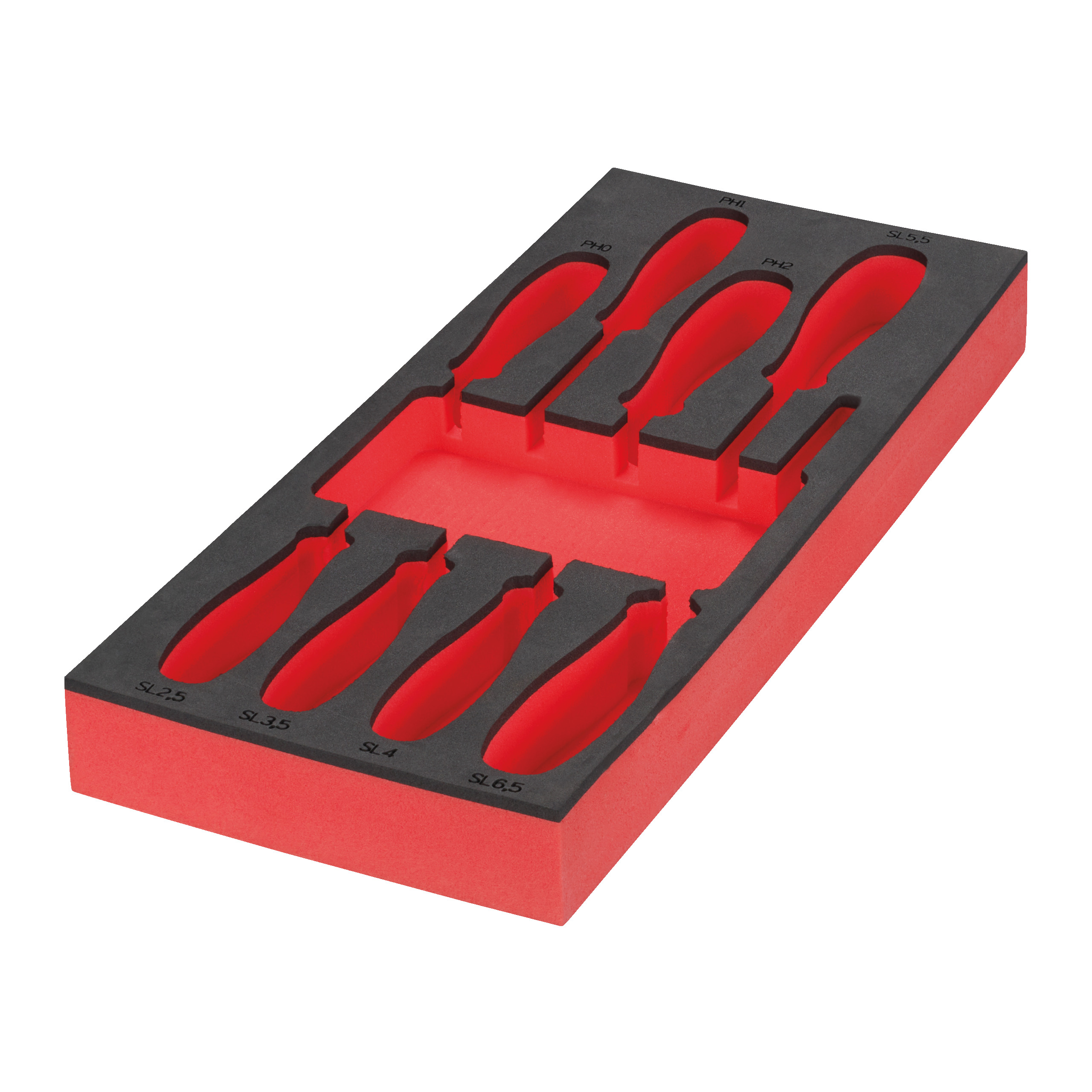 Ersatz-Einlage 1/3 — für Tri-Lobe VDE Schraubendreher, für Werkstattwagen 78 cm – Bild 2