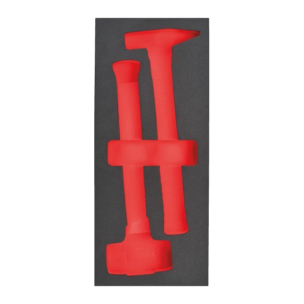Ersatz-Einlage 1/3 — für Schlosser- und Schonhammer, für Werkstattwagen 78 cm