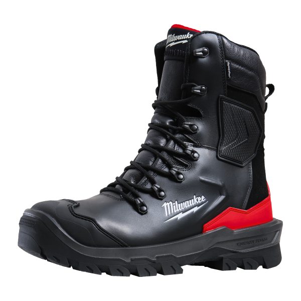 ARMOURTRED S7S Sicherheits-Schnürstiefel hoch weit Leder schwarz