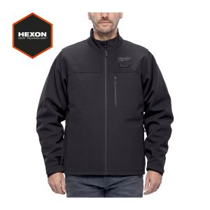 M12HJBL6-0 (XL) — 12 V Akku-Heiz-Jacke Herren schwarz, ohne Akku u. Ladegerät