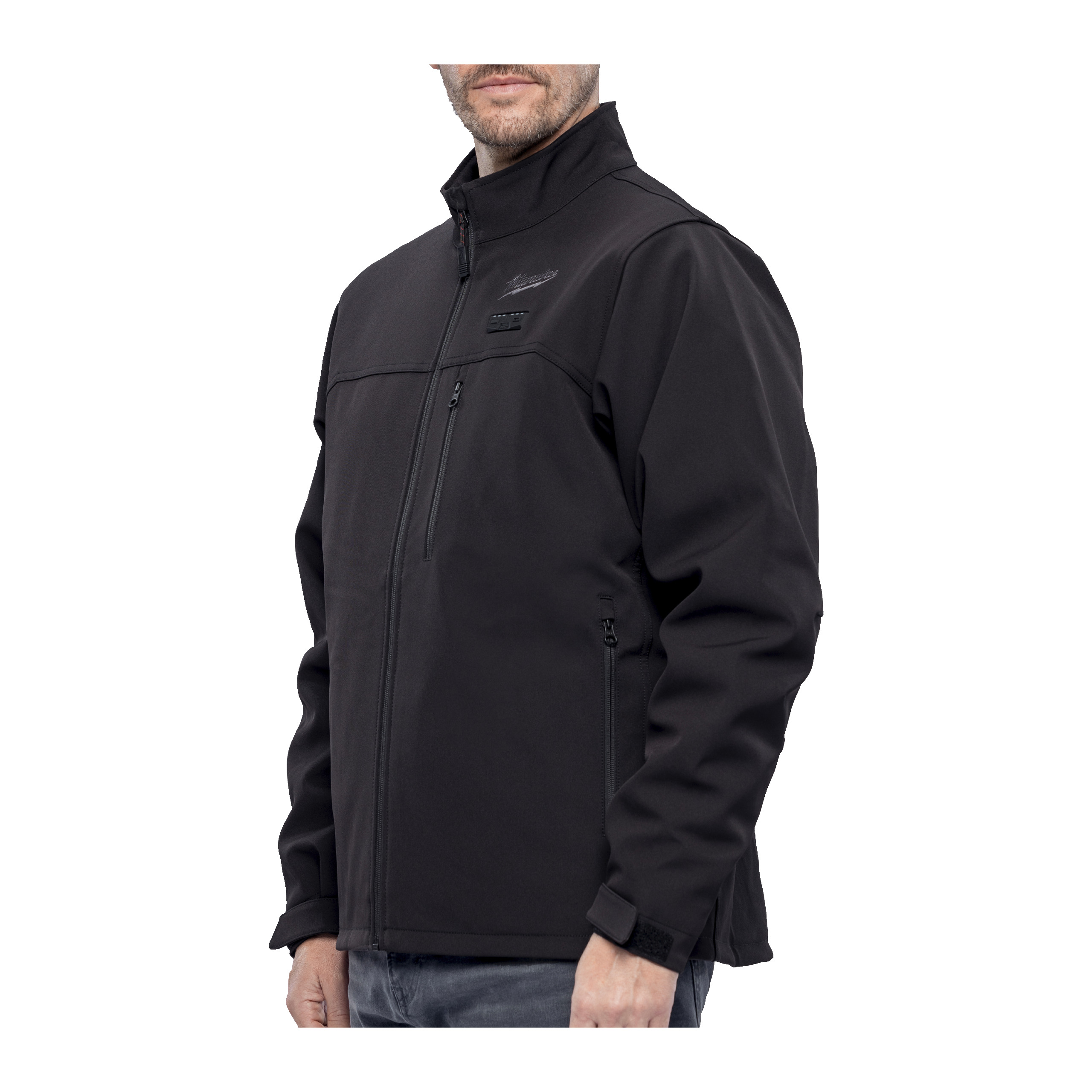 M12HJBL6-0 (XL) — 12 V Akku-Heiz-Jacke Herren schwarz, ohne Akku u. Ladegerät – Bild 3