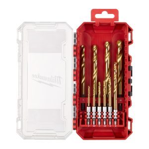 SHOCKWAVE Metallbohrer HSS-G RED HEX Titan 1/4"