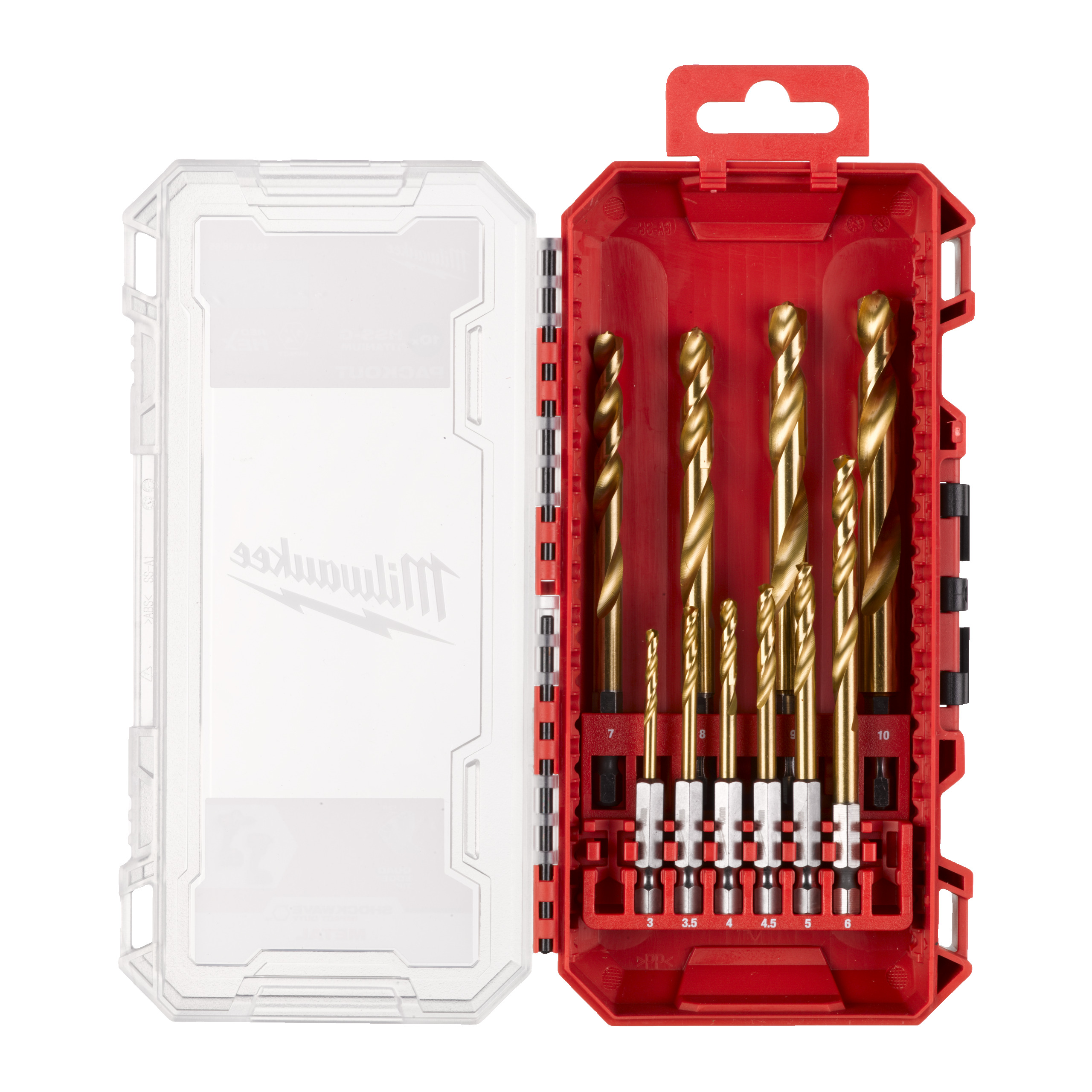 SHOCKWAVE Metallbohrer HSS-G RED HEX Titan 1/4"