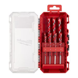 Premium-Betonbohrer Set 8-teilig — 4/5/5/6/6/8/10/12 mm in PACKOUT kompatibler Kassette