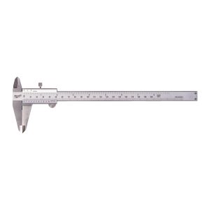 Taschen-Messschieber, Messbereich 0-200 mm — in Aufbewahrungsbox