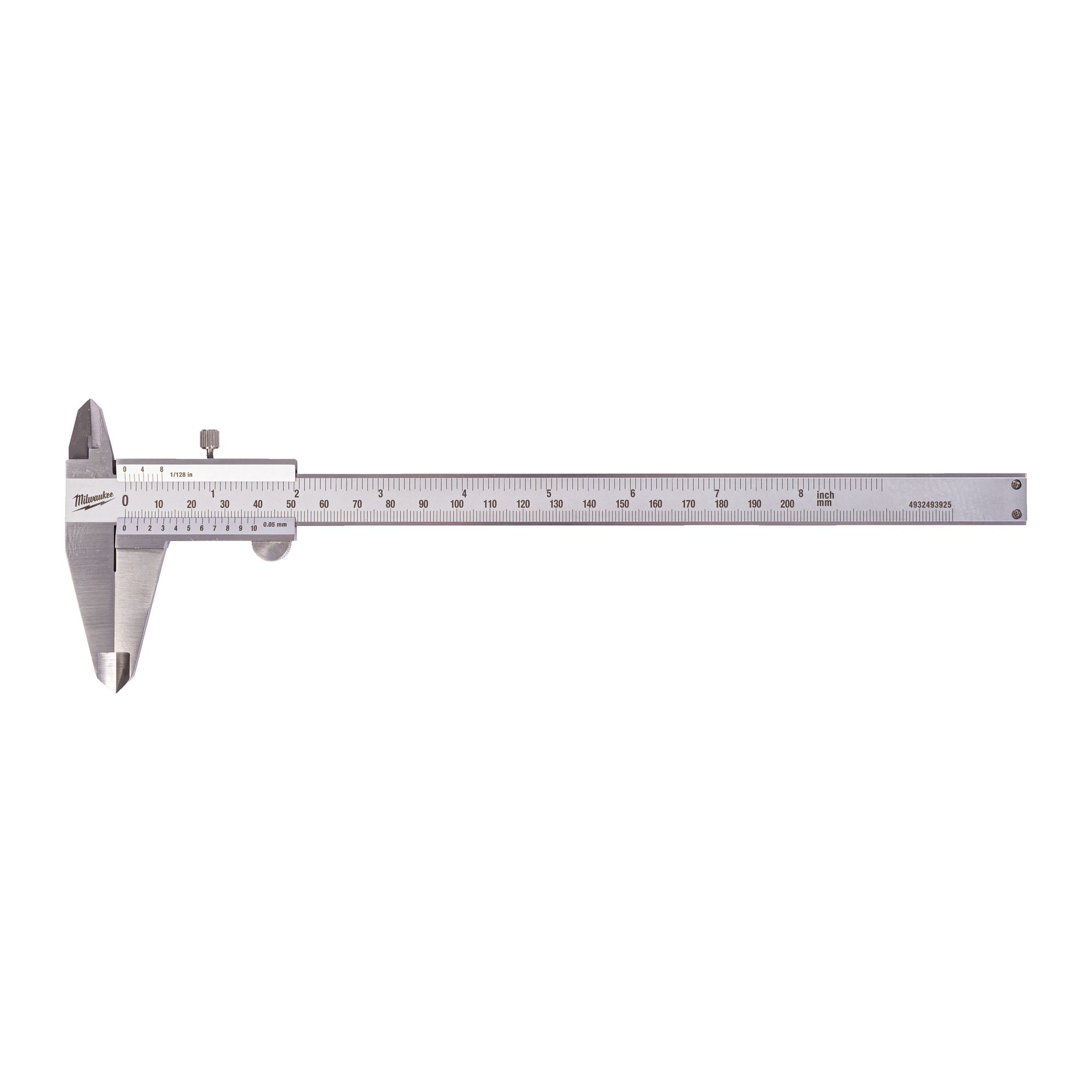 Taschen-Messschieber, Messbereich 0-200 mm — in Aufbewahrungsbox