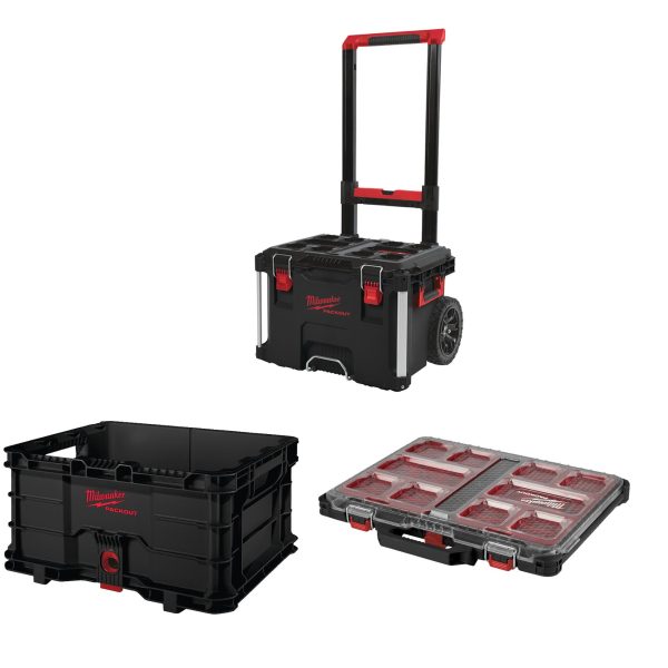 PACKOUT PromoSet 3-tlg Trolley Koffer - Transportbox - Organizer Slim