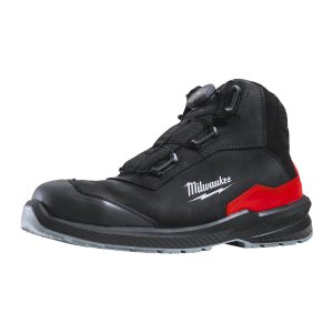 FLEXTRED S3S Sicherheits-Stiefel BOA Leder schwarz