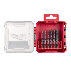 SHOCKWAVE Kombi-
Gewindebohrer 1/4" Hex — 6-tlg. Set in PACKOUT kompatibler Box