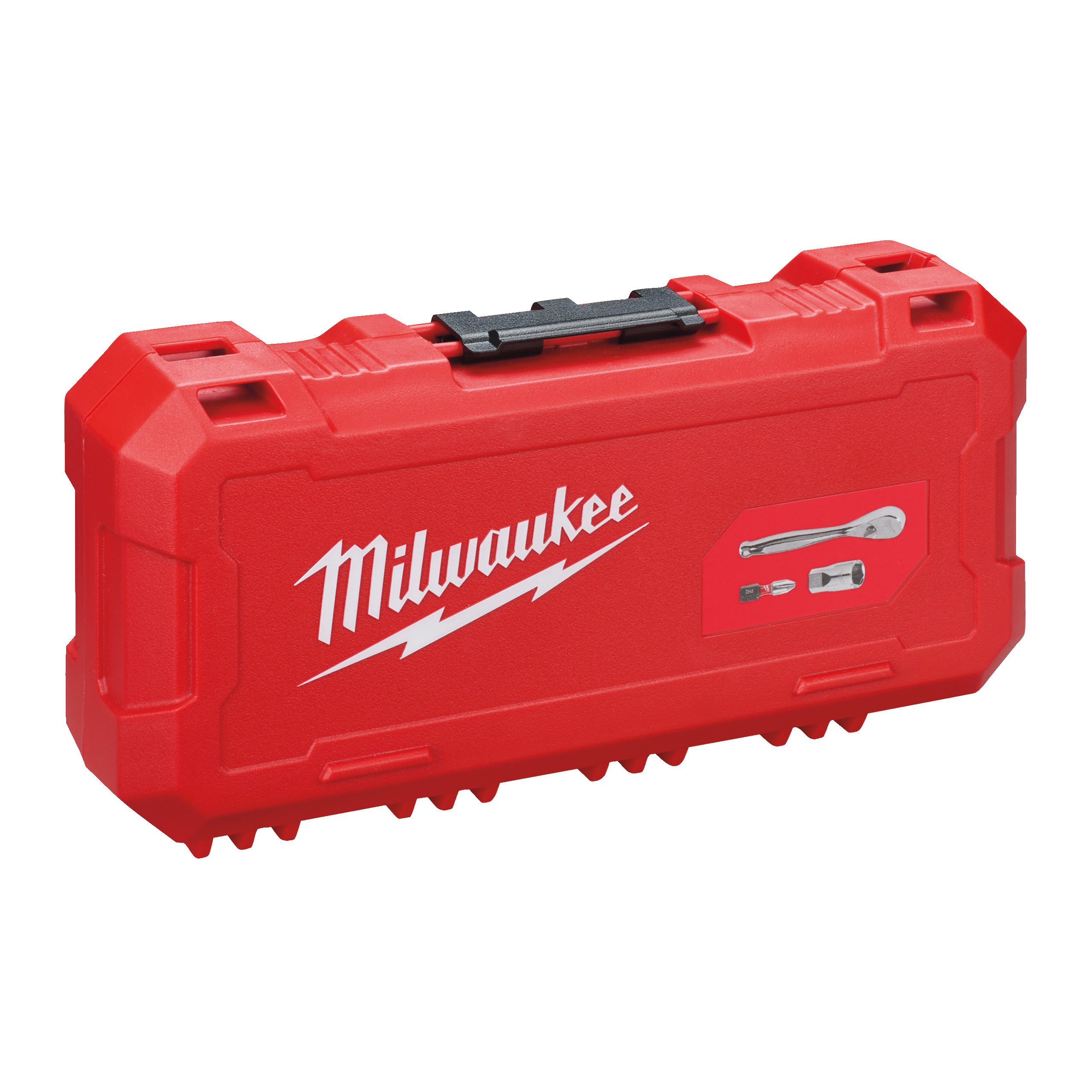 Ratschen-, Standard Steckschlüsseleinsätze- und Handgriff Set 1/4" — metrisch, 38-teilig, in PACKOUT kompatibler Kassette – Bild 3