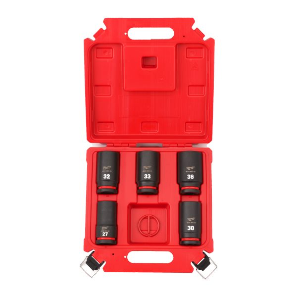 SHOCKWAVE Schlagnuss 3/4" lang — 5-teiliges Set