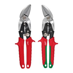 Blechscheren-Set gebogen — 2-teilig