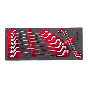 Doppel-Ringschlüssel Einlage — 9-teilige Einlage für Werkstattwagen 78 cm