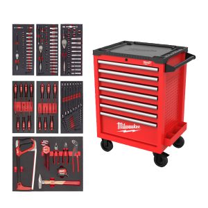 27" / 69 cm TOOLGUARD Werkstattwagen mit Werkzeugbestückung — 131-teilig