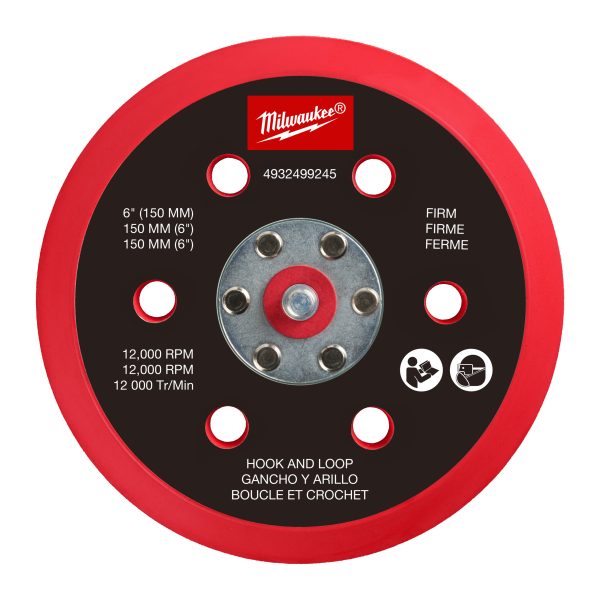 FROSBPHH150 — Schleifteller für M12 FUEL™ 150 mm Exzenterschleifer - hart und mit Klettverschluss
