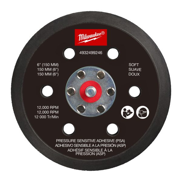 FROSBPSP150 — Schleifteller für M12 FUEL™ 150 mm Exzenterschleifer - weich und druckempfindlich haftend (PSA)