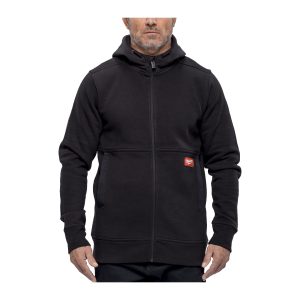 WHZBL-XL — GRIDIRON Full-Zip Kapuzenpullover schwarz