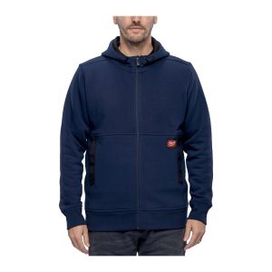 WHZBLU-L — GRIDIRON Full-Zip Kapuzenpullover blau