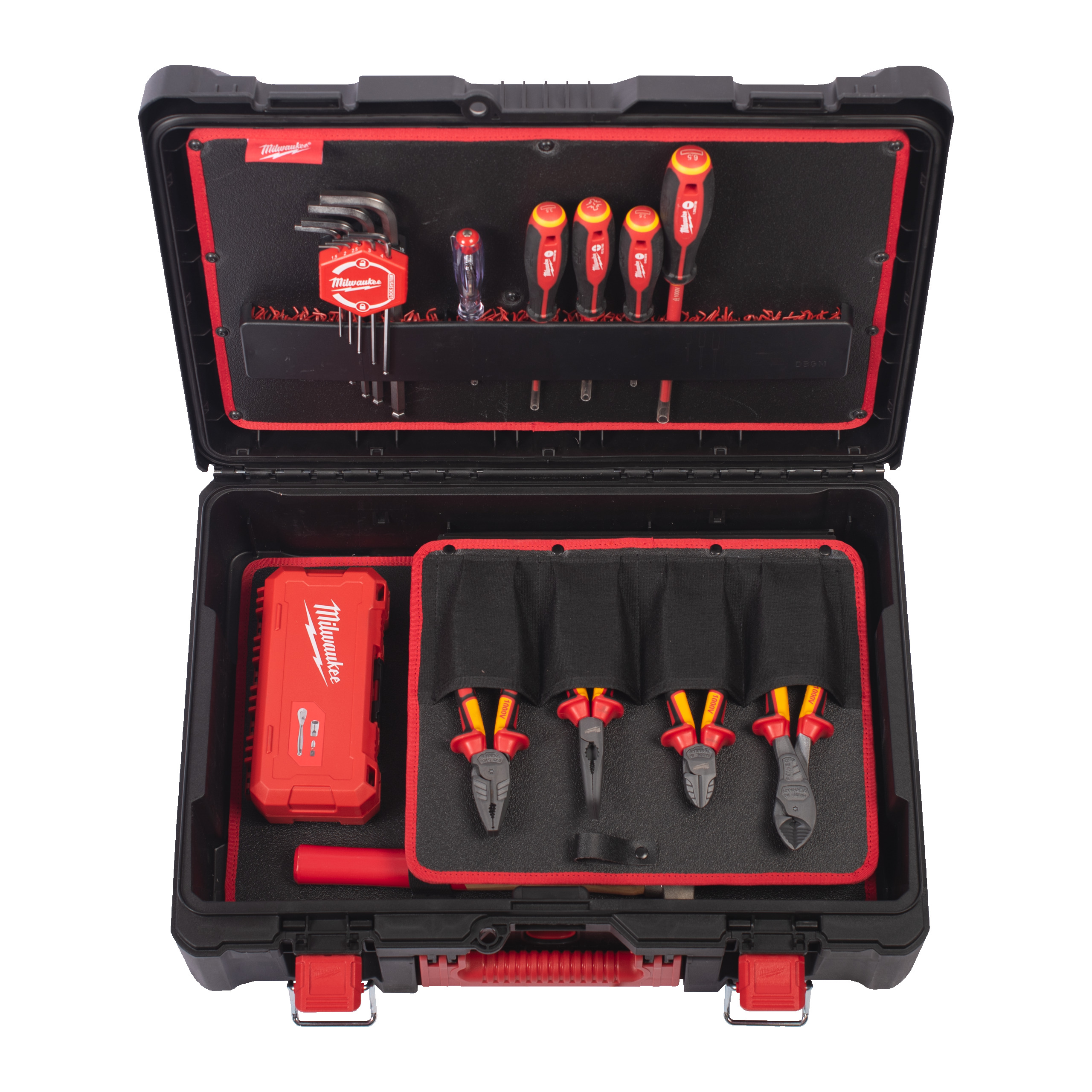 Elektriker-Handwerkzeuge Set 62-teilig — im PACKOUT Koffer – Bild 2