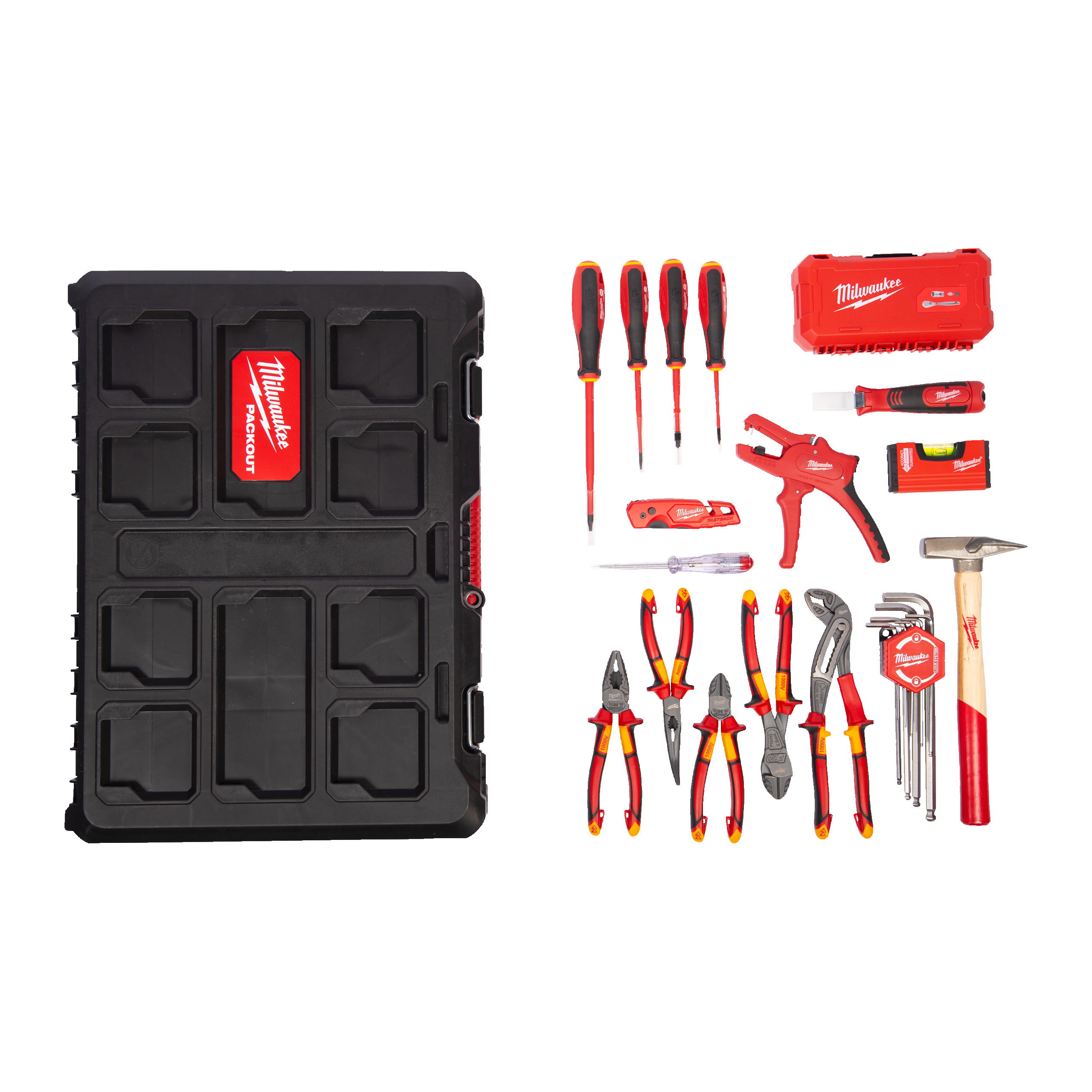 Elektriker-Handwerkzeuge Set 62-teilig — im PACKOUT Koffer – Bild 4